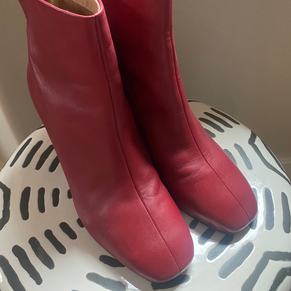 Seychelles Red Ankle Boots